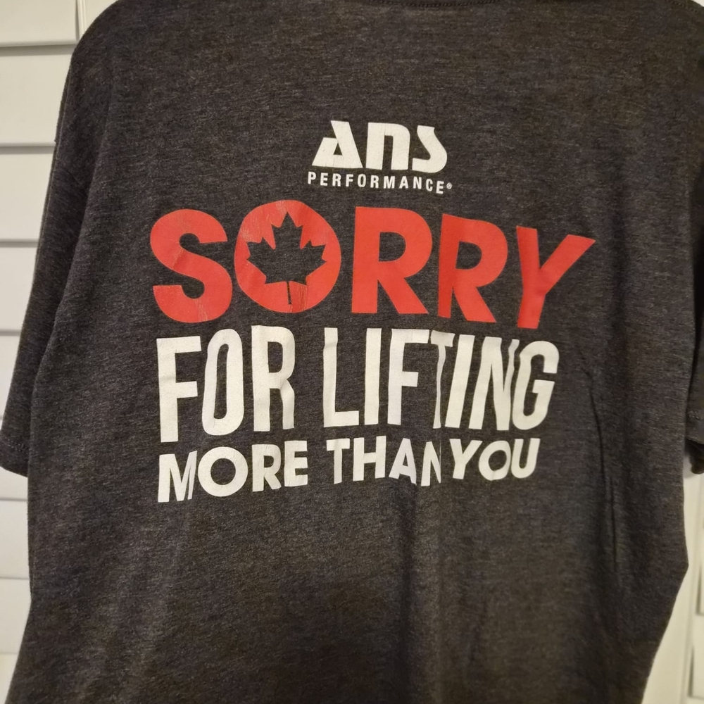 ANS Performance Gray Graphic T-Shirt